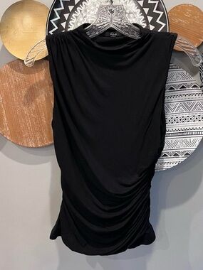 Rails Black Crewneck Top